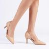 image:imageDREAM PAIRS Womens High Heel Closed Toe PumpsNudepu