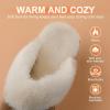 image:imageDREAM PAIRS Womens House Slippers Indoor Fuzzy Fluffy Furry Cozy Home Bedroom Comfy Winter Cute Warm Outdoor Shoes FuzzyEasyChesnut