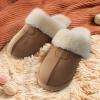 image:imageDREAM PAIRS Womens House Slippers Indoor Fuzzy Fluffy Furry Cozy Home Bedroom Comfy Winter Cute Warm Outdoor Shoes FuzzyEasyChesnut
