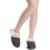 image:imageDREAM PAIRS Womens House Slippers Indoor Fuzzy Fluffy Furry Cozy Home Bedroom Comfy Winter Cute Warm Outdoor Shoes FuzzyEasyGrey