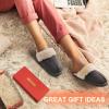 image:imageDREAM PAIRS Womens House Slippers Indoor Fuzzy Fluffy Furry Cozy Home Bedroom Comfy Winter Cute Warm Outdoor Shoes FuzzyEasyGrey