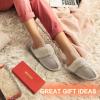 image:imageDREAM PAIRS Womens House Slippers Indoor Fuzzy Fluffy Furry Cozy Home Bedroom Comfy Winter Cute Warm Outdoor Shoes FuzzyEasySand
