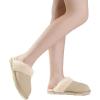 image:imageDREAM PAIRS Womens House Slippers Indoor Fuzzy Fluffy Furry Cozy Home Bedroom Comfy Winter Cute Warm Outdoor Shoes FuzzyEasySand