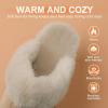image:imageDREAM PAIRS Womens House Slippers Indoor Fuzzy Fluffy Furry Cozy Home Bedroom Comfy Winter Cute Warm Outdoor Shoes FuzzyEasySand