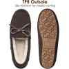 image:imageDREAM PAIRS Womens House Slippers Indoor Outdoor Moccasin Fuzzy Fluffy Furry Loafers Suede Leather Warm ShoesBrown