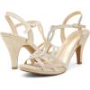 image:imageDREAM PAIRS Womens Kitten Heels Open Toe Stilettos Rhinestone Heels for Dressy WeddingGold
