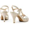 image:imageDREAM PAIRS Womens Kitten Heels Open Toe Stilettos Rhinestone Heels for Dressy WeddingGold
