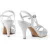 image:imageDREAM PAIRS Womens Kitten Heels Open Toe Stilettos Rhinestone Heels for Dressy WeddingSilver