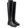 image:imageDREAM PAIRS Womens Knee High Boots Platform Chunky Heel Thigh High Fashion Over The Knee Boots SDOB2407WBlackpu