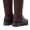 image:imageDREAM PAIRS Womens Knee High Boots Platform Chunky Heel Thigh High Fashion Over The Knee Boots SDOB2407WBrownpu
