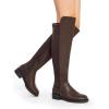 image:imageDREAM PAIRS Womens Knee High Boots Platform Chunky Heel Thigh High Fashion Over The Knee Boots SDOB2407WBrownpu