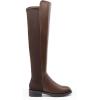 image:imageDREAM PAIRS Womens Knee High Boots Platform Chunky Heel Thigh High Fashion Over The Knee Boots SDOB2407WBrownpu