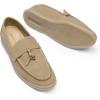 image:imageDREAM PAIRS Womens Loafers Suede Loafer Slipon Comfortable Casual Dressy Business Work Shoes with Arch SupportApricot