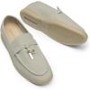 image:imageDREAM PAIRS Womens Loafers Suede Loafer Slipon Comfortable Casual Dressy Business Work Shoes with Arch SupportLight Grey