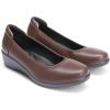 image:imageDREAM PAIRS Womens Low Wedges Heels Pumps Comfortable Slipon Round Toe Dress Work Shoes for Office BusinessBrown