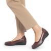 image:imageDREAM PAIRS Womens Low Wedges Heels Pumps Comfortable Slipon Round Toe Dress Work Shoes for Office BusinessBrown