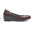 image:imageDREAM PAIRS Womens Low Wedges Heels Pumps Comfortable Slipon Round Toe Dress Work Shoes for Office BusinessBrown