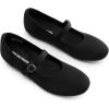 image:imageDREAM PAIRS Womens Mary Jane Ballet Flat Shoes Dressy Foldable Knit Flats with Arch Support Comfortable for Casual Work OfficeBlack