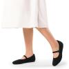 image:imageDREAM PAIRS Womens Mary Jane Ballet Flat Shoes Dressy Foldable Knit Flats with Arch Support Comfortable for Casual Work OfficeBlack