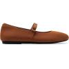 image:imageDREAM PAIRS Womens Mary Jane Ballet Flat Shoes Dressy Foldable Knit Flats with Arch Support Comfortable for Casual Work OfficeBrown