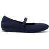 image:imageDREAM PAIRS Womens Mary Jane Ballet Flat Shoes Dressy Foldable Knit Flats with Arch Support Comfortable for Casual Work OfficeNavy