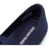 image:imageDREAM PAIRS Womens Mary Jane Ballet Flat Shoes Dressy Foldable Knit Flats with Arch Support Comfortable for Casual Work OfficeNavy