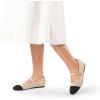 image:imageDREAM PAIRS Womens Mary Jane Ballet Flat Shoes Dressy Foldable Knit Flats with Arch Support Comfortable for Casual Work OfficeNudeBlack