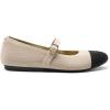 image:imageDREAM PAIRS Womens Mary Jane Ballet Flat Shoes Dressy Foldable Knit Flats with Arch Support Comfortable for Casual Work OfficeNudeBlack