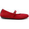 image:imageDREAM PAIRS Womens Mary Jane Ballet Flat Shoes Dressy Foldable Knit Flats with Arch Support Comfortable for Casual Work OfficeRed