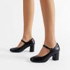 image:imageDREAM PAIRS Womens Mary Jane Shoes Chunky Heel 276 Inch  Round Toe Vintage Office Work Pumps  Comfortable Low Block Heels Dress Shoes for WomenBlack