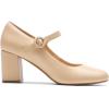 image:imageDREAM PAIRS Womens Mary Jane Shoes Chunky Heel 276 Inch  Round Toe Vintage Office Work Pumps  Comfortable Low Block Heels Dress Shoes for WomenNude