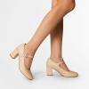 image:imageDREAM PAIRS Womens Mary Jane Shoes Chunky Heel 276 Inch  Round Toe Vintage Office Work Pumps  Comfortable Low Block Heels Dress Shoes for WomenNude