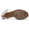 image:imageDREAM PAIRS Womens Nina Low Heel Pump Sandals166silver
