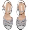 image:imageDREAM PAIRS Womens Nina Low Heel Pump Sandals166silver