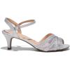 image:imageDREAM PAIRS Womens Nina Low Heel Pump Sandals166silver