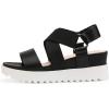 image:imageDREAM PAIRS Womens Open Toe Ankle Strap Platform Wedge SandalsBlack