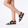 image:imageDREAM PAIRS Womens Open Toe Ankle Strap Platform Wedge SandalsBlack