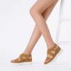 image:imageDREAM PAIRS Womens Open Toe Ankle Strap Platform Wedge SandalsCamel