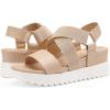 image:imageDREAM PAIRS Womens Open Toe Ankle Strap Platform Wedge SandalsNude