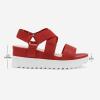 image:imageDREAM PAIRS Womens Open Toe Ankle Strap Platform Wedge SandalsRed
