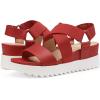 image:imageDREAM PAIRS Womens Open Toe Ankle Strap Platform Wedge SandalsRed