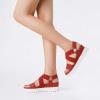 image:imageDREAM PAIRS Womens Open Toe Ankle Strap Platform Wedge SandalsRed