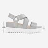 image:imageDREAM PAIRS Womens Open Toe Ankle Strap Platform Wedge SandalsSilver