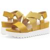 image:imageDREAM PAIRS Womens Open Toe Ankle Strap Platform Wedge SandalsYellow