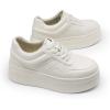 image:imageDREAM PAIRS Womens Platform Casual SneakersBeige