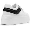 image:imageDREAM PAIRS Womens Platform Casual SneakersWhiteBlack