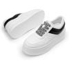 image:imageDREAM PAIRS Womens Platform Casual SneakersWhiteBlack