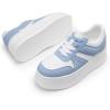 image:imageDREAM PAIRS Womens Platform Casual SneakersWhiteBlue