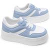 image:imageDREAM PAIRS Womens Platform Casual SneakersWhiteBlue