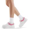 image:imageDREAM PAIRS Womens Platform Casual SneakersWhitePink